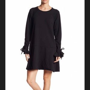Abound Ruffle Sleeve Sweatshirt Dress